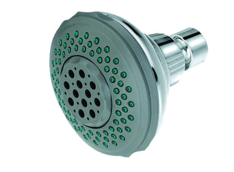 Ball Jointed Shower Head With Adjustable Spray