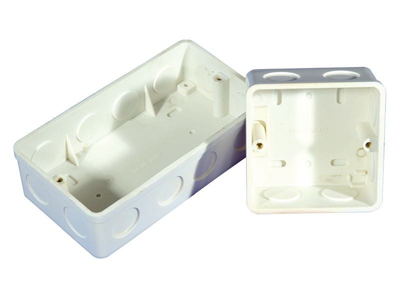 Flush Switch/Socket Boxes With Adjustable Lug
